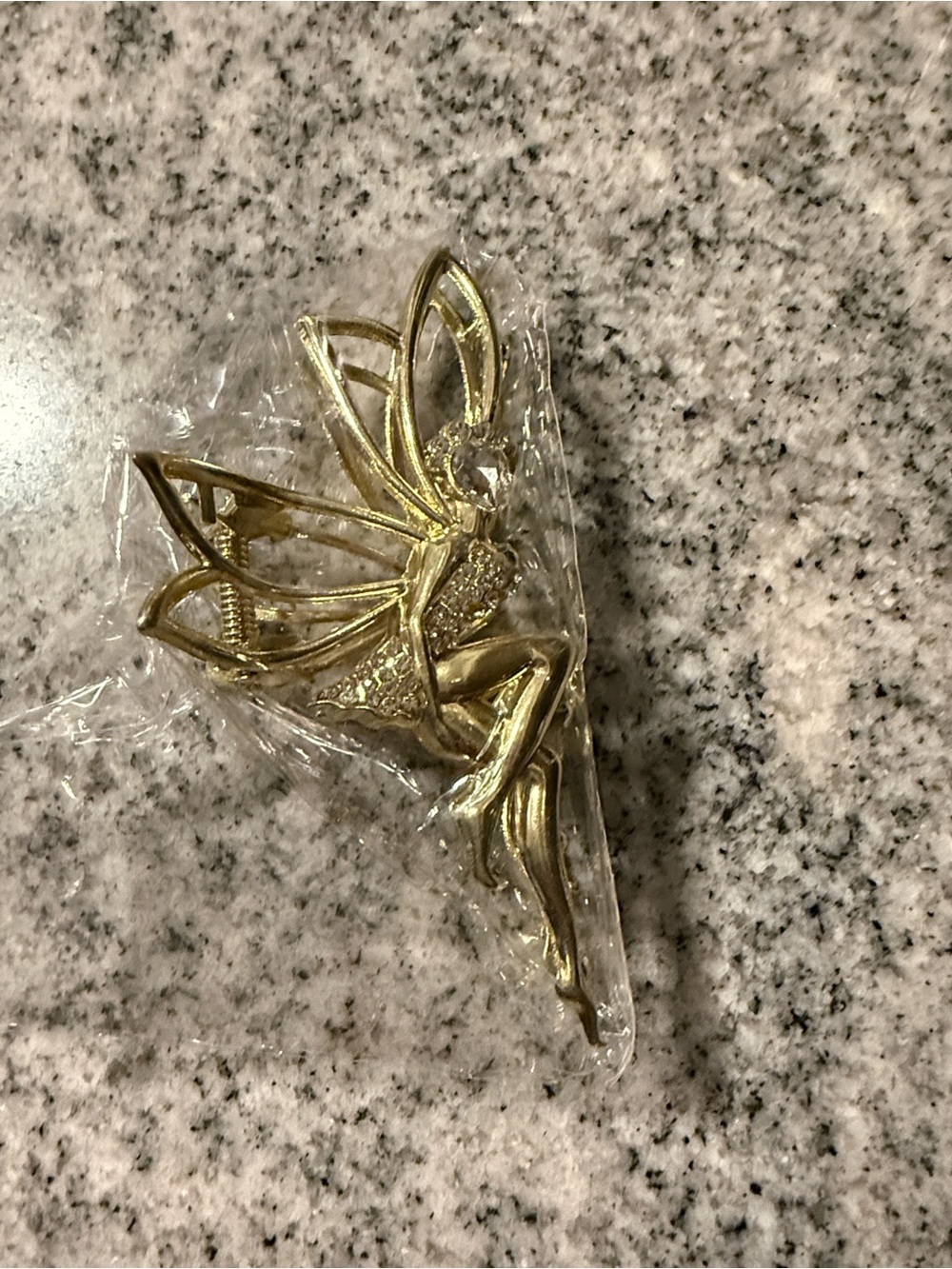 Gold Fairy Hair Clip - Elegant Women’s Hair Accessory - Picture 4 of 4